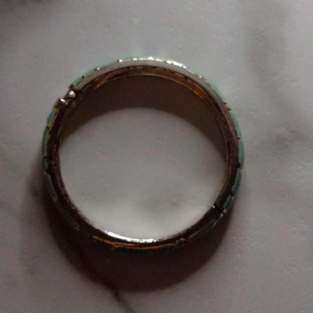 Light Teal Metal Bracelet